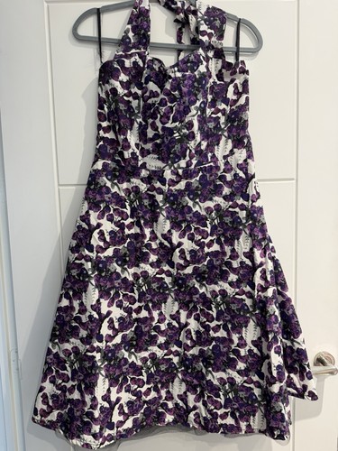 Rockabella purple and white - and,