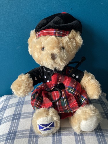 Scottish piper teddy bear - teddy,