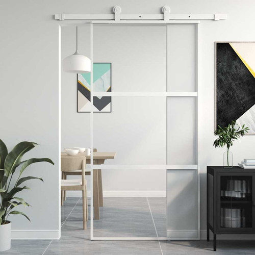 Sliding door white aluminium - sliding,
