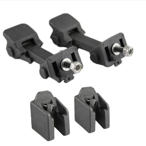 Pair front hood latch catch - front,