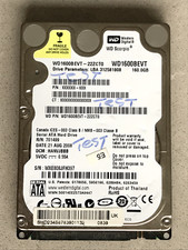 HDD Hard Disk Drive 160GB 2.5" SATA WD1600BEVT Acer Extensa 5235 - SMART Tested