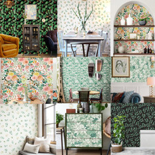 Countryside Style Self Adhesive PVC Wallpaper Rolls Floral INS Decor Living Room