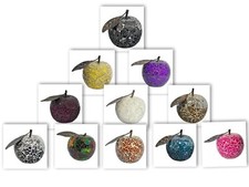 Mosaic glass apples - glass,