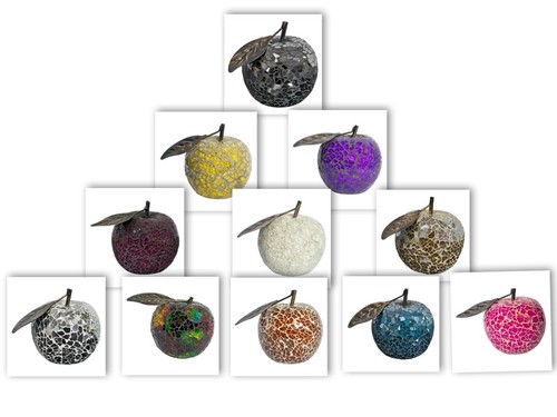Mosaic glass apples - mosaic,