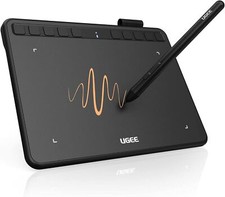 UGEE Drawing Tablet S640 Digital Graphics Pad with Battery-Free Stylus Tilt Func
