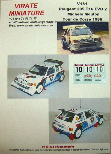 V181 peugeot 205 turbo - peugeot, 16