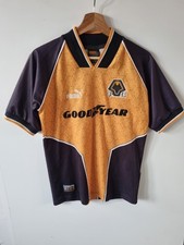 Wolverhampton Wanderers Home Football Shirt 1996/98  Puma Small   Wolves
