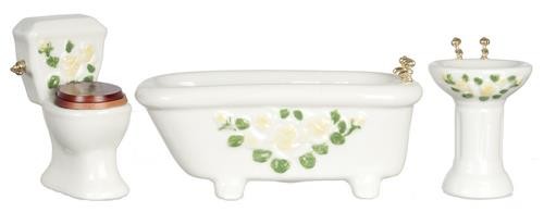 Dolls house bathroom - house,