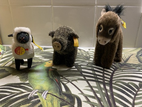 Steiff donkey goat wild boar - wild,