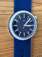 A Superb  Swatch POP Watch - Scuba variety. Mint Rarely worn New Batt Works Box