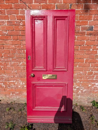 Reclaimed victorian front door