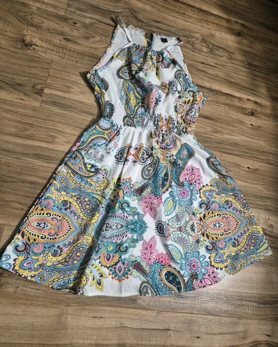 Ladies colorful paisley halter
