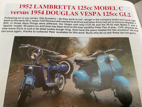 Vespa gl2 lambretta model - vespa,