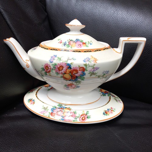 Vintage crown ducal - vintage, teapot