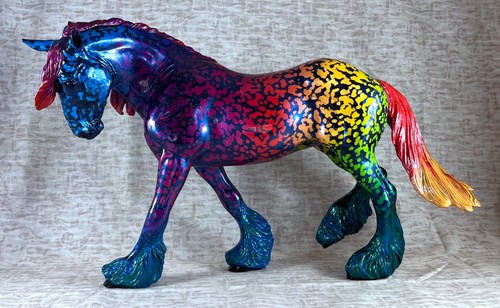 Custom painted breyer othello - custom,