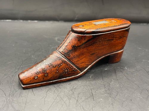 Shoe snuff box - , antique