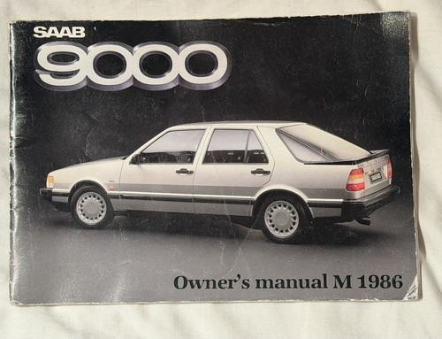1986 saab 9000 owners operator - 9000,