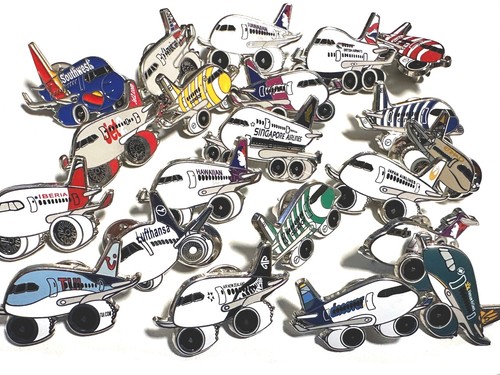 Chubby airplane pin lots - airplane,