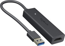 Logitech 939-001553 Screen Share HDMI to USB adaptor - PC/Mac - Black (Renewed)