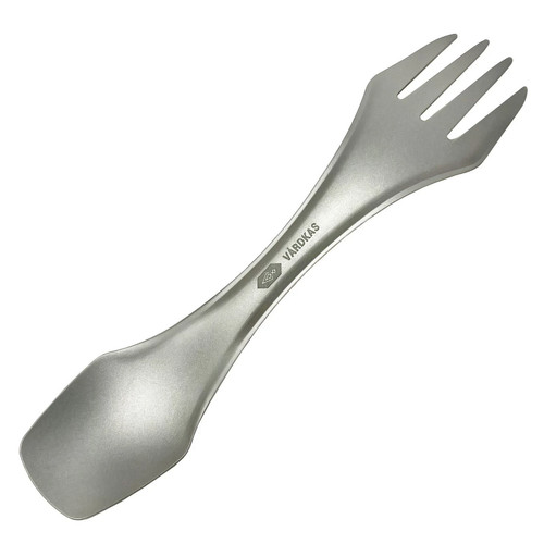 Titanium spork cutlery tool - titanium,
