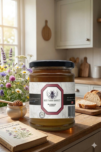 Blossom honey bee - bee, farm