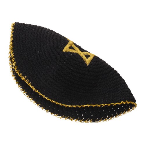Kippah jewish hat with - jewish, gold