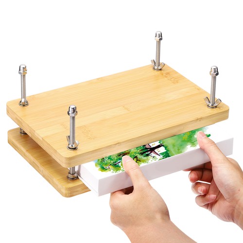 Wooden book press - book,