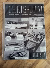 Vintage 1938 Chris Craft Boat