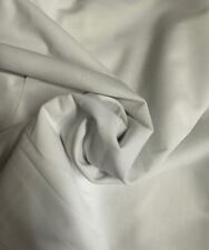 White  nylon  Lycra Fabric Plain Coloured 4 Way Stretch Dancewear Swimwear
