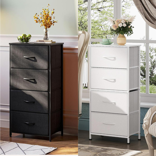 Fabric chest drawers - fabric,