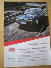 JAGUAR CLASSIC CAR PARTS 100% CONTROL PLATE P60 SOV 2013 ADVERT A4 SIZE FILE 24