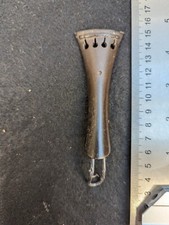 Antique Violin Tailpiece 4/4 With Gut Tail-gut 