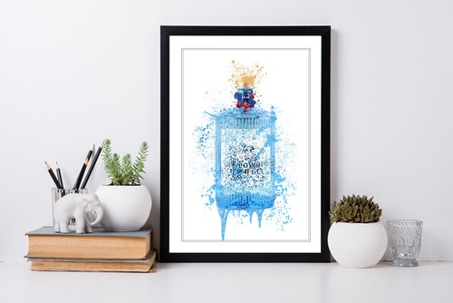 Gin bottle canvas - gin, wall