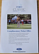 FORD CLASSIC GOLF CHART HILLS