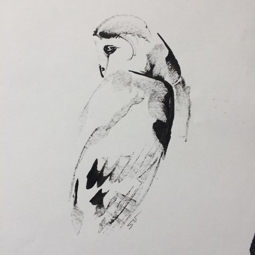Original signed ink sketch - original,