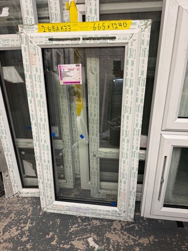 Brand new white upvc window
