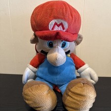 Super Mario Plush Backpack Bag Zipper Needs A Clean