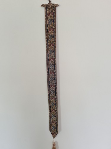 Vintage tapestry bell pull - bell,