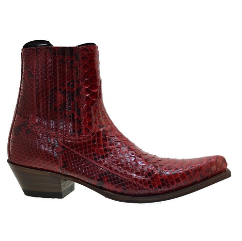 Sendra 4375p red python skin - red,