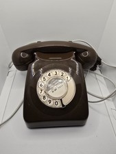 Vintage Brown Rotary Dial
