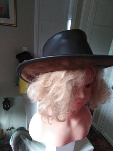 Australian oil leather - leather, hat