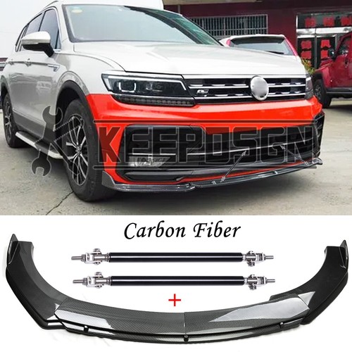 Carbon front bumper - bumper, lip