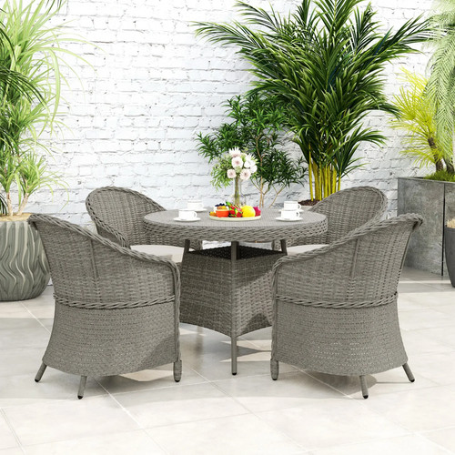 Rattan dining set - rattan,