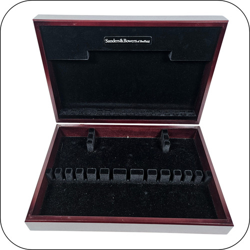 Cutlery canteen wooden storage - canteen,