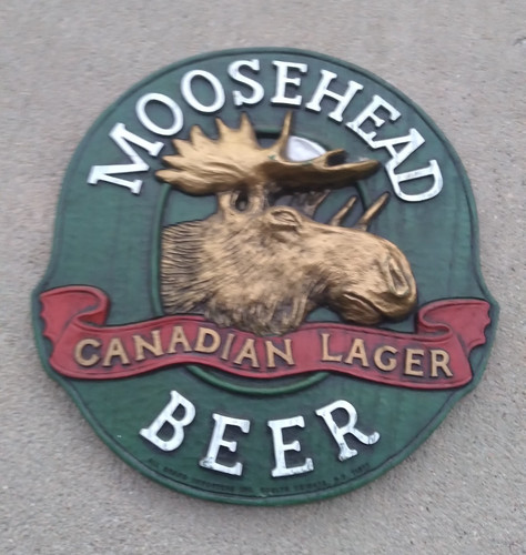 Vintage moosehead beer - moosehead,