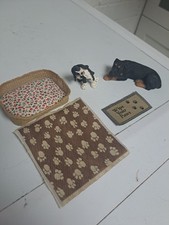 Dolls House 12th Scale Dogs And Accessories.