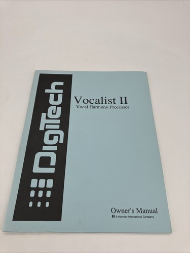 Digitech vocalist vocal - ii,