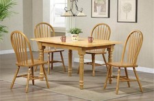 Solid Oak dining room table
