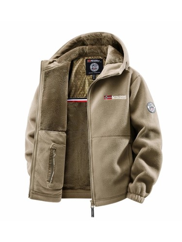 Men fleece jacket outdoor warm - men,
