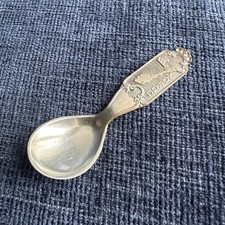 vintage Norwegian saethers gull silver Norge Norway spoon